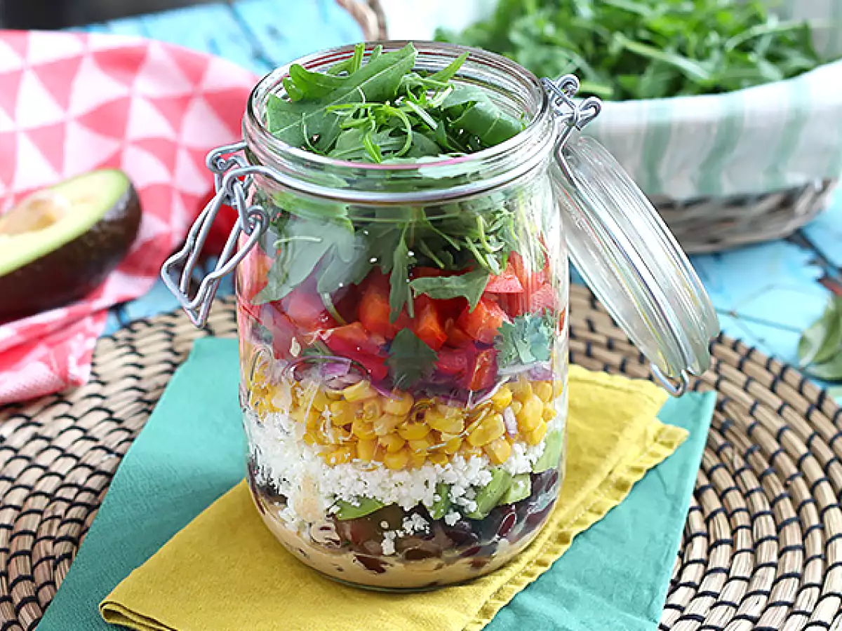 Мексикански буркани за салата - снимка 5