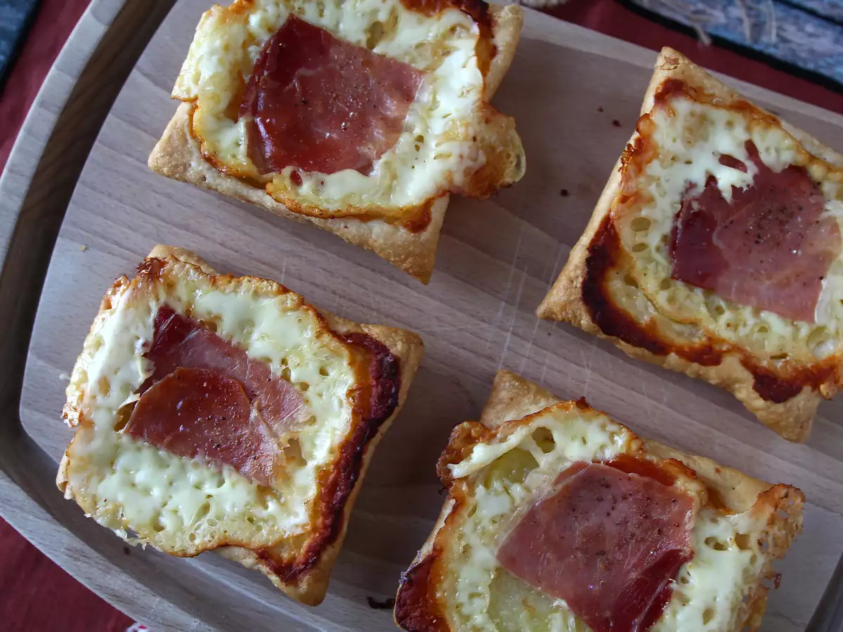 Мини тартове татен с вкус на раклет – индивидуални порции - снимка 2