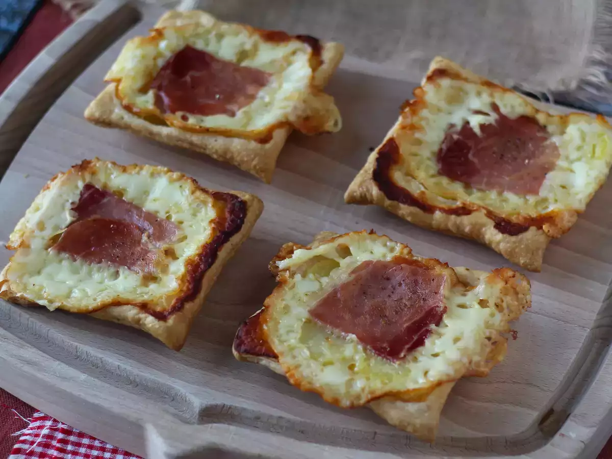 Мини тартове татен с вкус на раклет – индивидуални порции - снимка 4