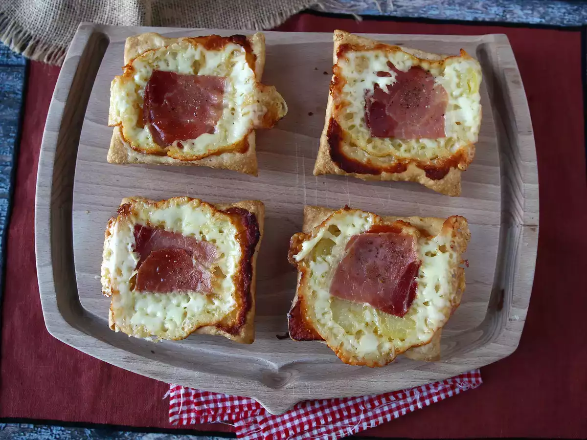 Мини тартове татен с вкус на раклет – индивидуални порции - снимка 6