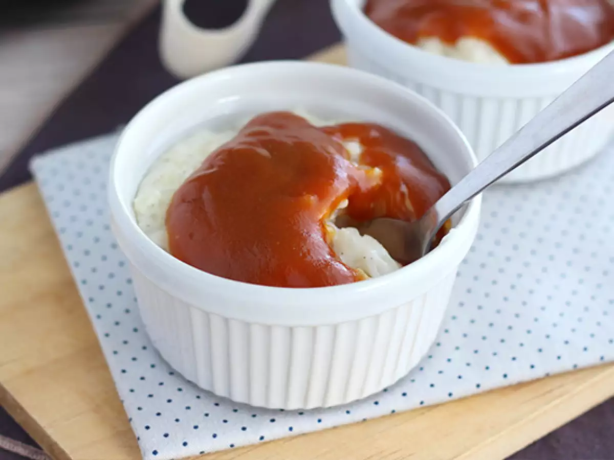 Мляко с ориз и солен маслен карамел - снимка 2