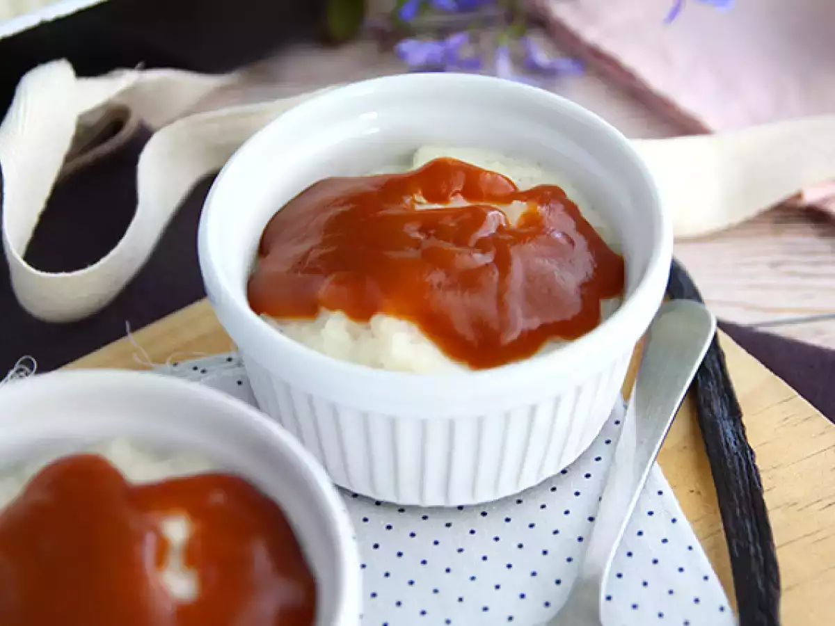 Мляко с ориз и солен маслен карамел - снимка 4