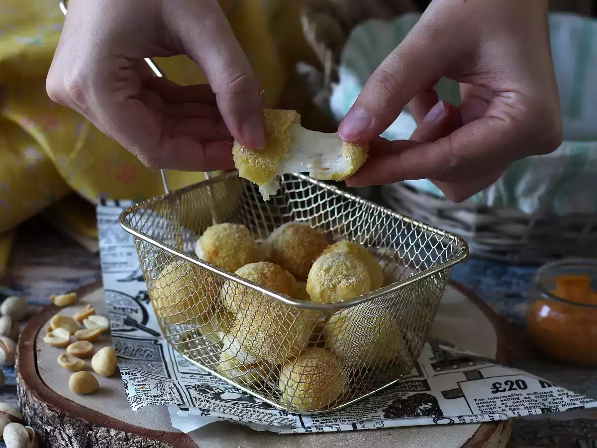 Моцарелин във въздушен фритюрник - снимка 4