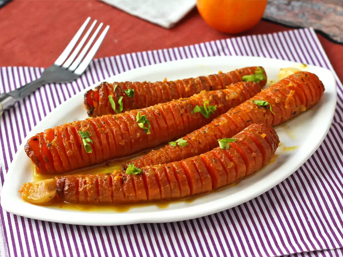 Морков в сос от мед и клементина - снимка 3