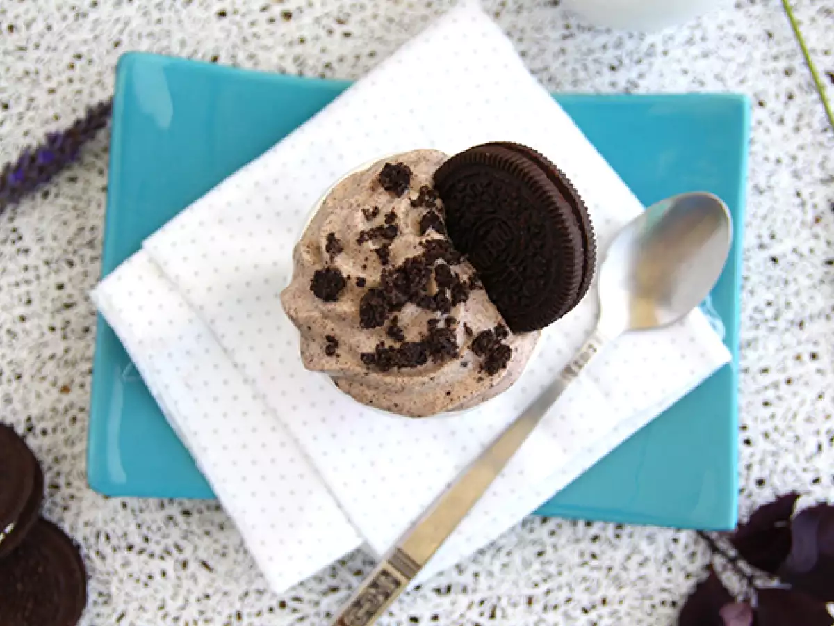 Мус от бисквити Орео - снимка 4