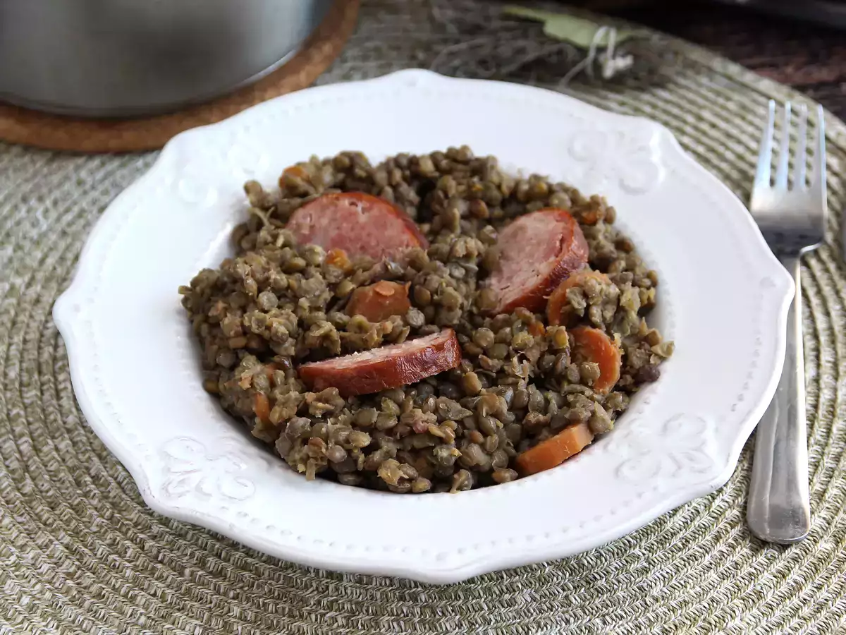 Наденичка Morteau и варена леща - снимка 4