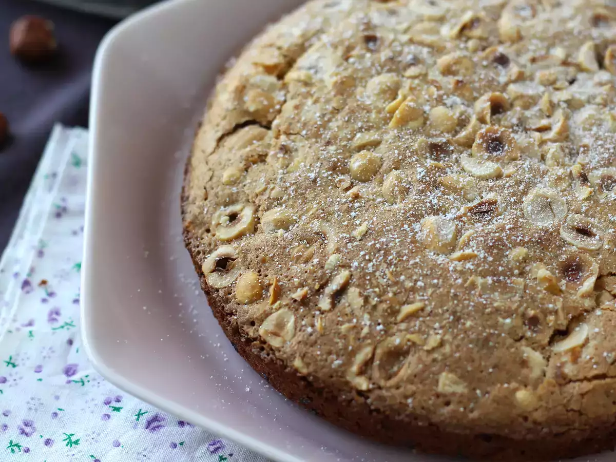 Noisetier, хрупкавата топяща се лешникова торта с 5 съставки! - снимка 9