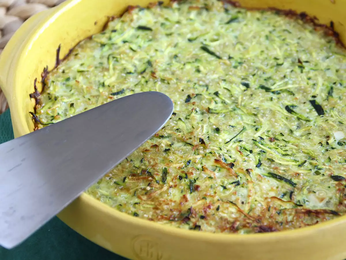 Омлет от тиквички и киноа - снимка 2