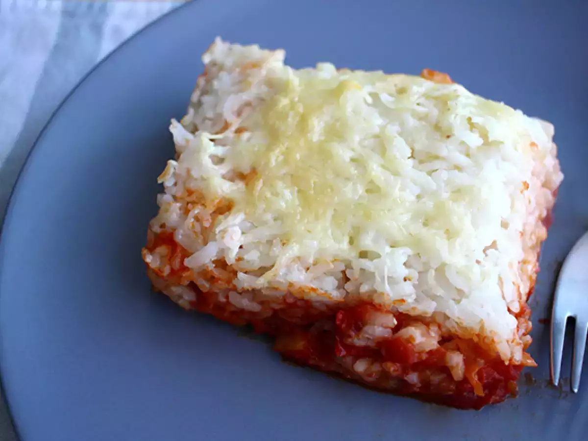 Ориз и доматен гратен - снимка 2