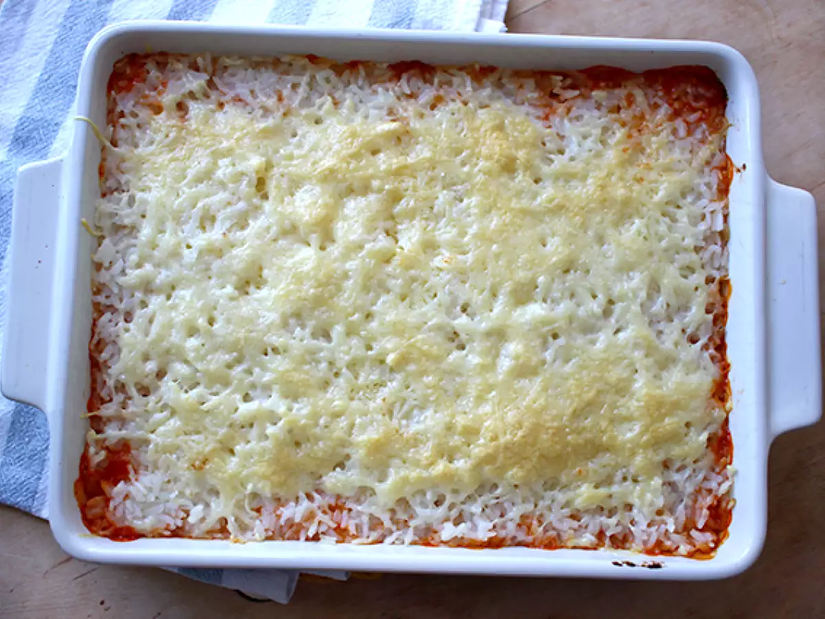 Ориз и доматен гратен - снимка 4