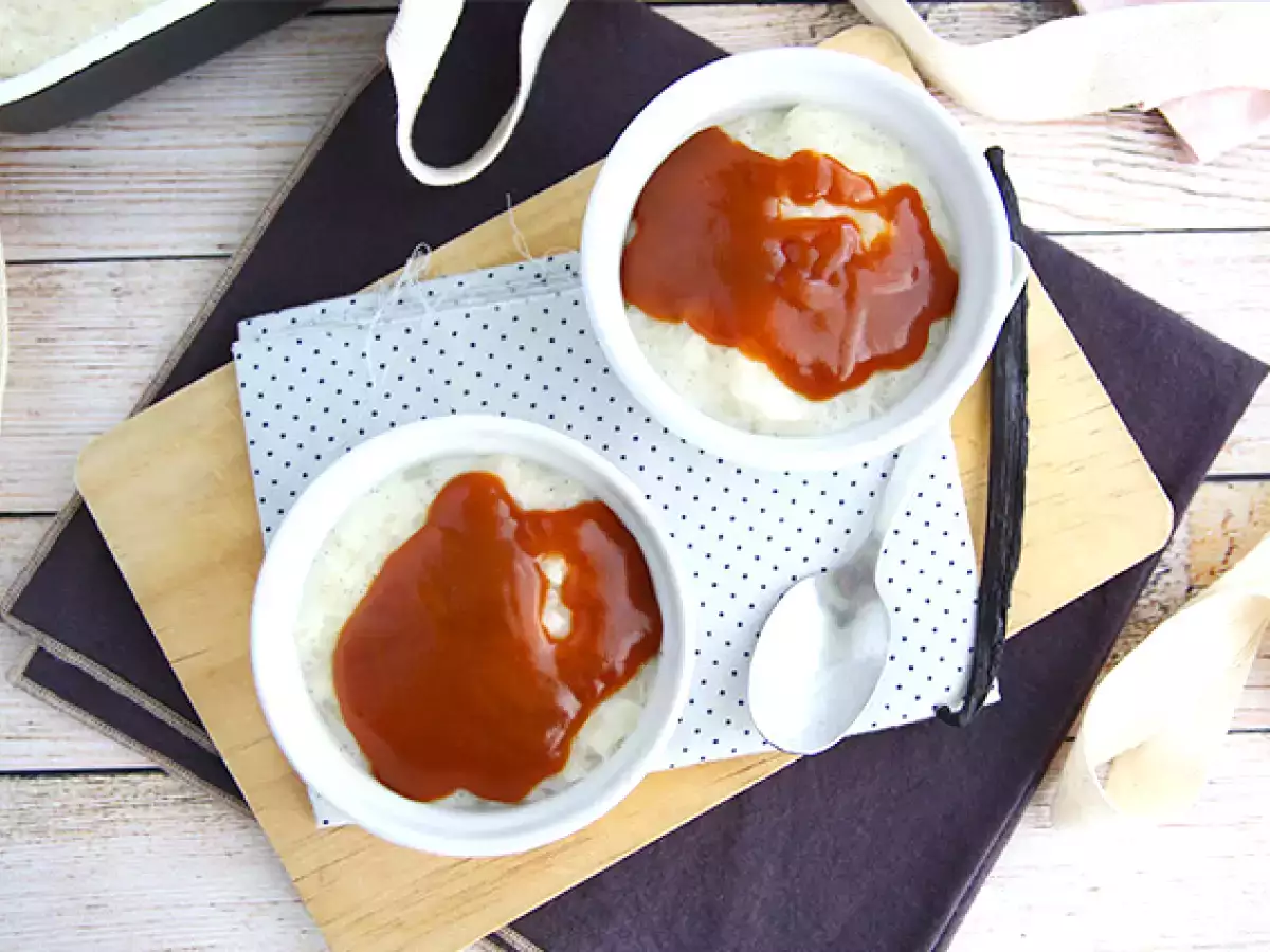 Оризов пудинг със солен маслен карамел - снимка 3