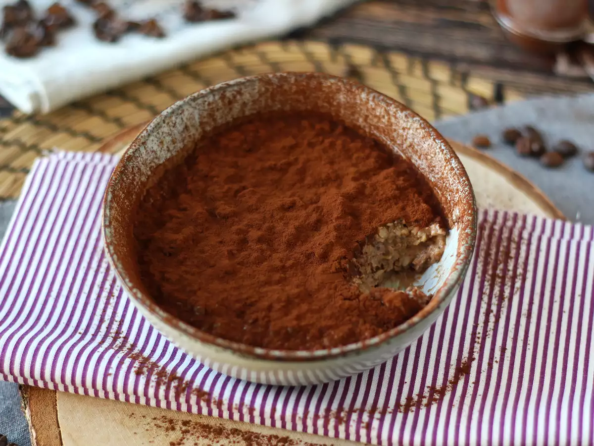 Овесена закуска с вкус на тирамису – перфектната закуска с кафе и какао! - снимка 4
