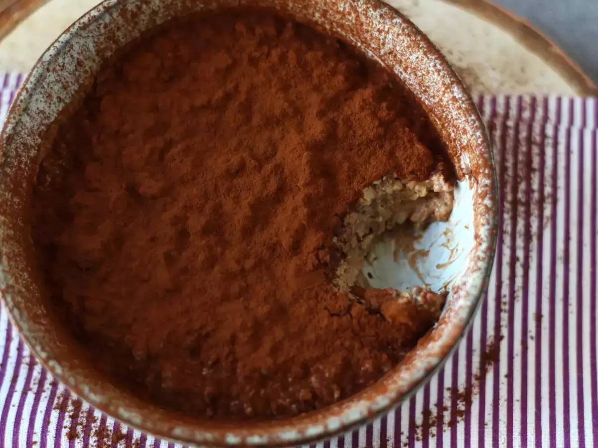 Овесени ядки за една нощ с вкус на тирамису - перфектната закуска с кафе и какао! - снимка 2