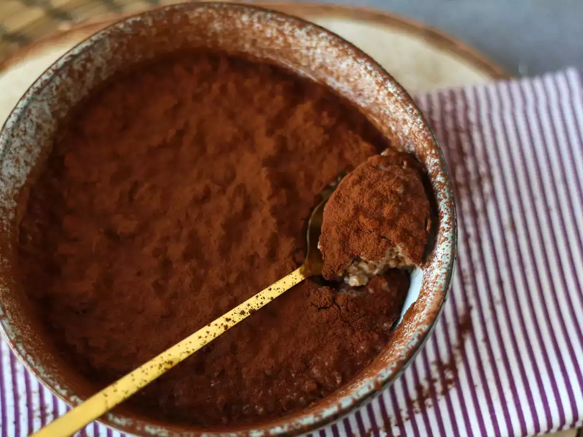 Овесени ядки за една нощ с вкус на тирамису - перфектната закуска с кафе и какао! - снимка 5