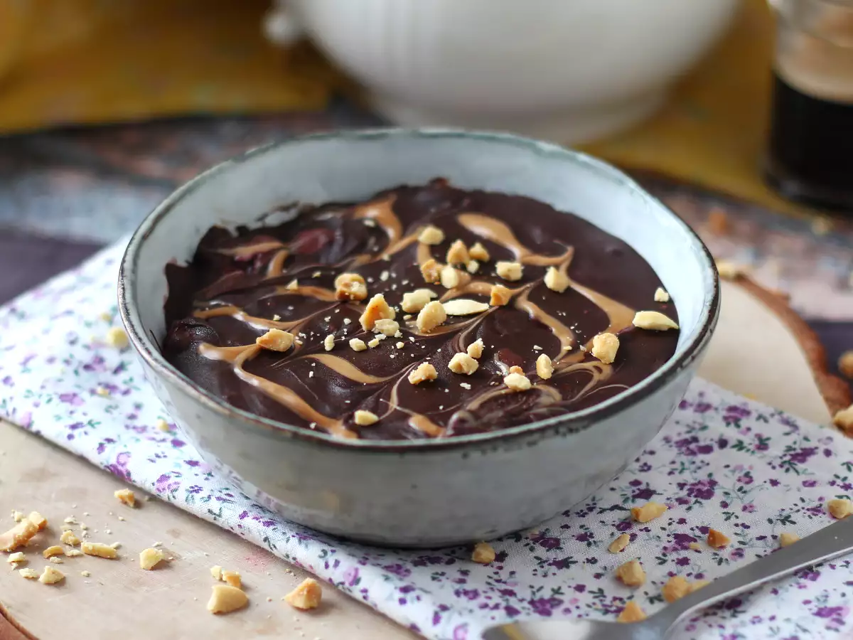 Овесени ядки за през нощта червени плодове и шоколад, здравословна и засищаща закуска! - снимка 6