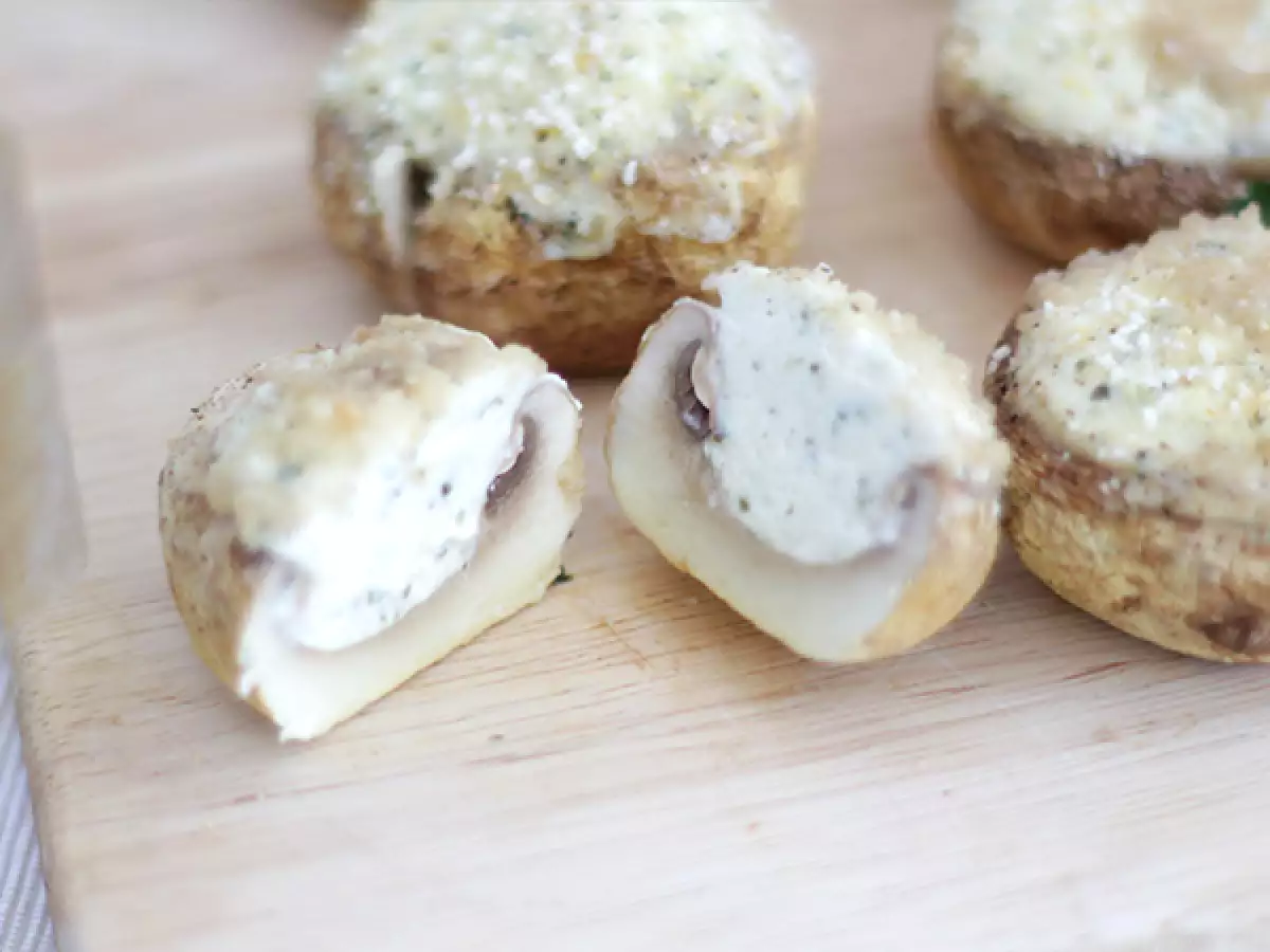 Пълнени гъби за аперитив - снимка 4