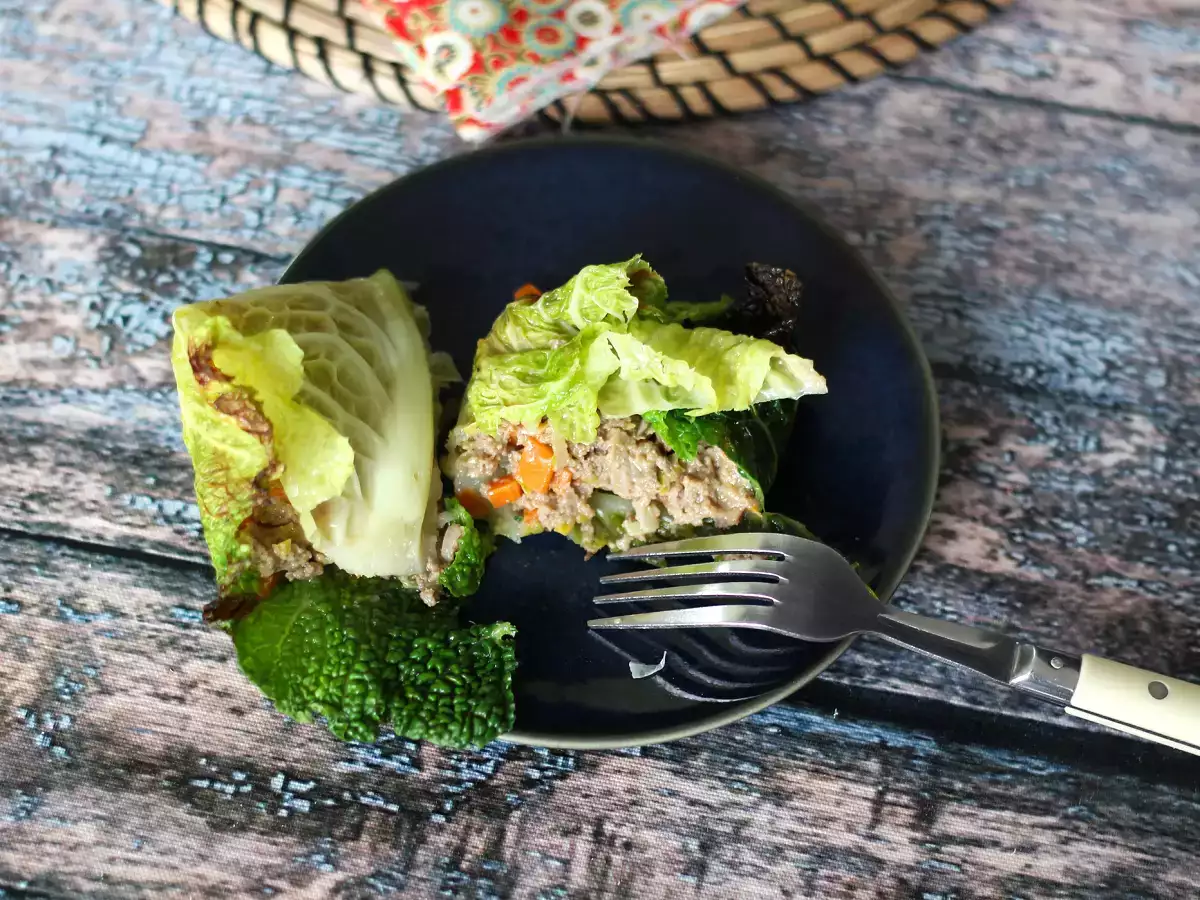 Пълнено зеле на фурна (за да накарате всички да обичат този зеленчук!) - снимка 3