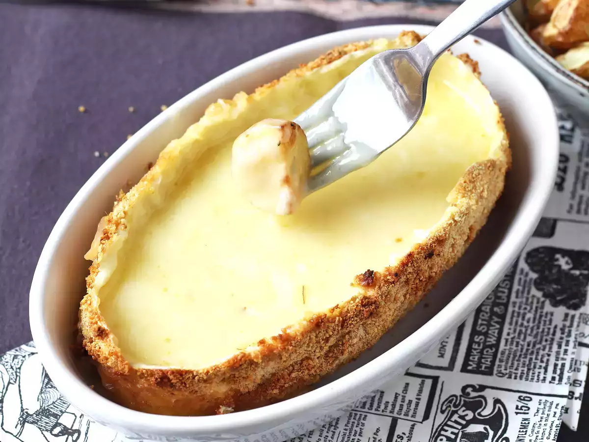 Паниран каприз на боговете с картофи от фритюрник - снимка 4