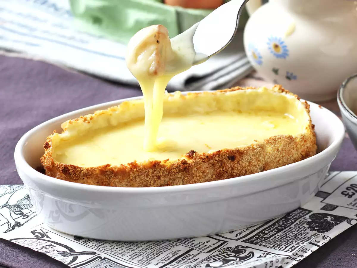 Паниран каприз на боговете с картофи от фритюрник - снимка 5