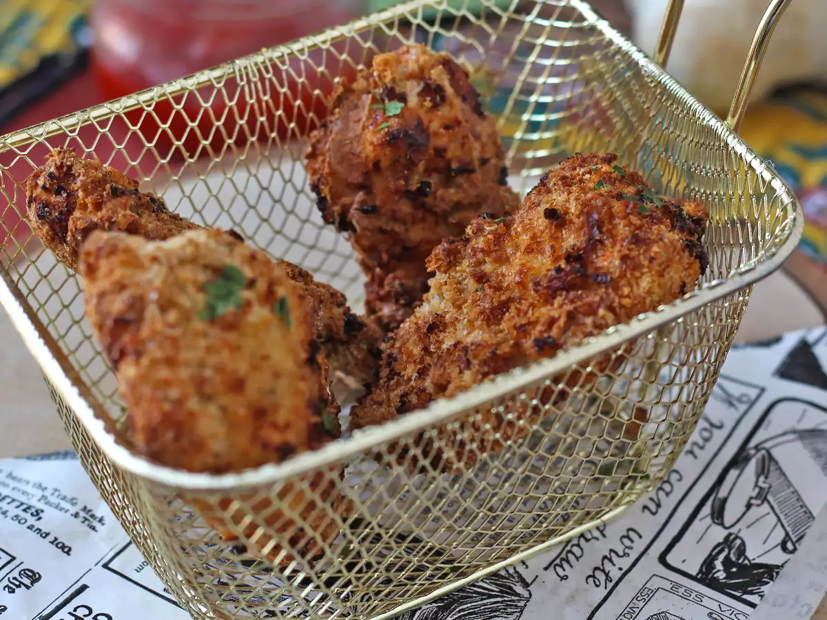 Панирано пиле във фритюрника: лесно и готово за 20 минути - снимка 4