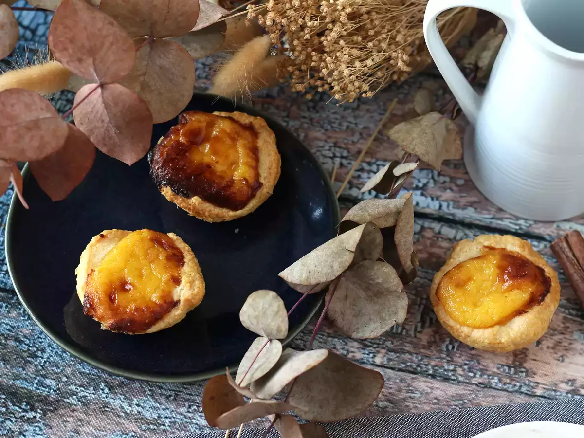 Pastéis de nata във фритюрник. Бърза и лесна рецепта за традиционния португалски сладкиш. - снимка 6