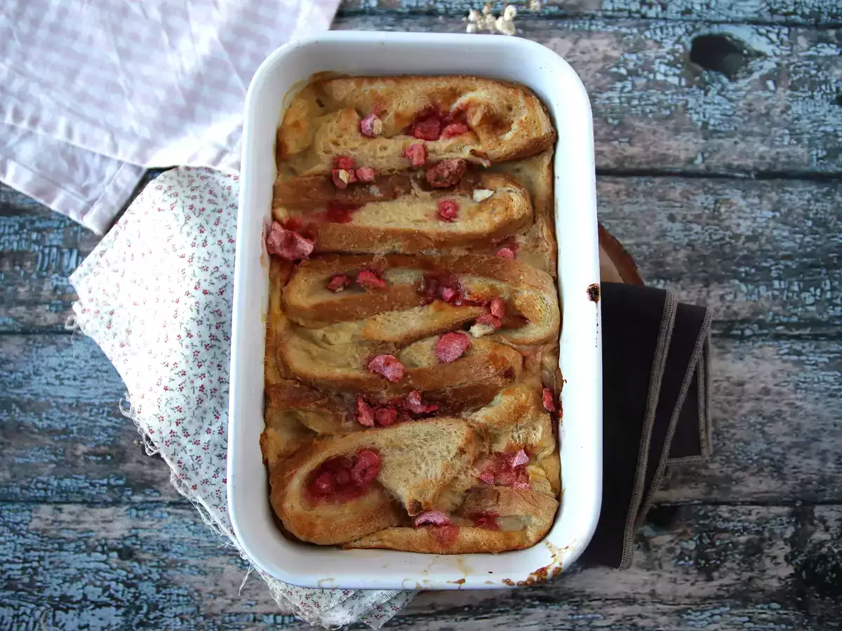Печен френски тост с розови пралини – изключително вкусна рецепта - снимка 2