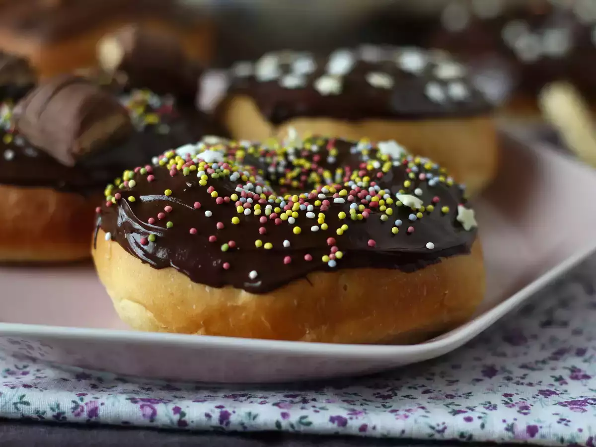 Печени на фурна понички - здравословната, но вкусна версия - снимка 6