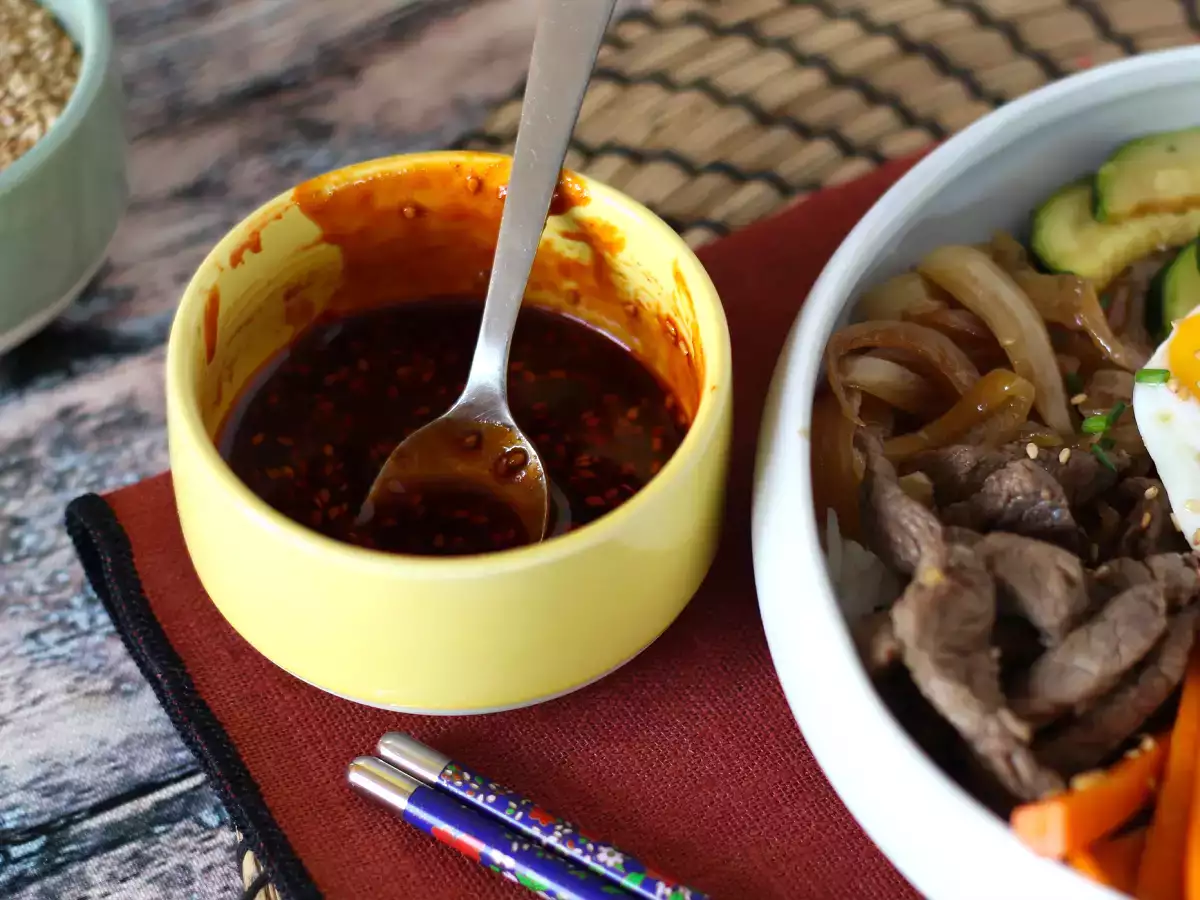Пикантен корейски сос gochujang за Bibimbap - снимка 4
