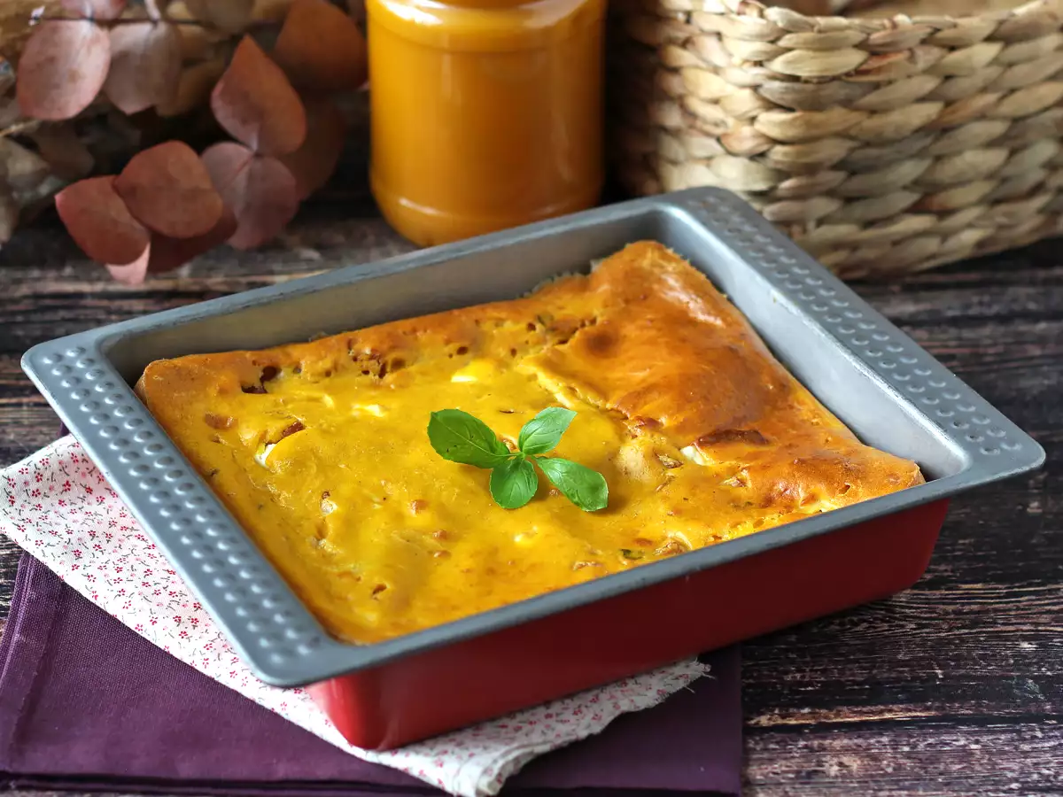 Пикантно брауни с шунка и фета и тиква: перфектната рецепта за супа за рециклиране! - снимка 4