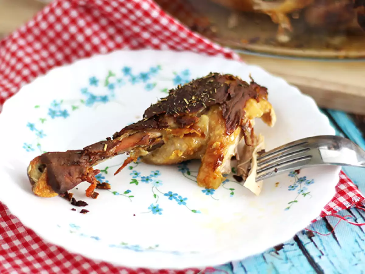 Пиле в коричка от горчица и билки от Прованс - снимка 3