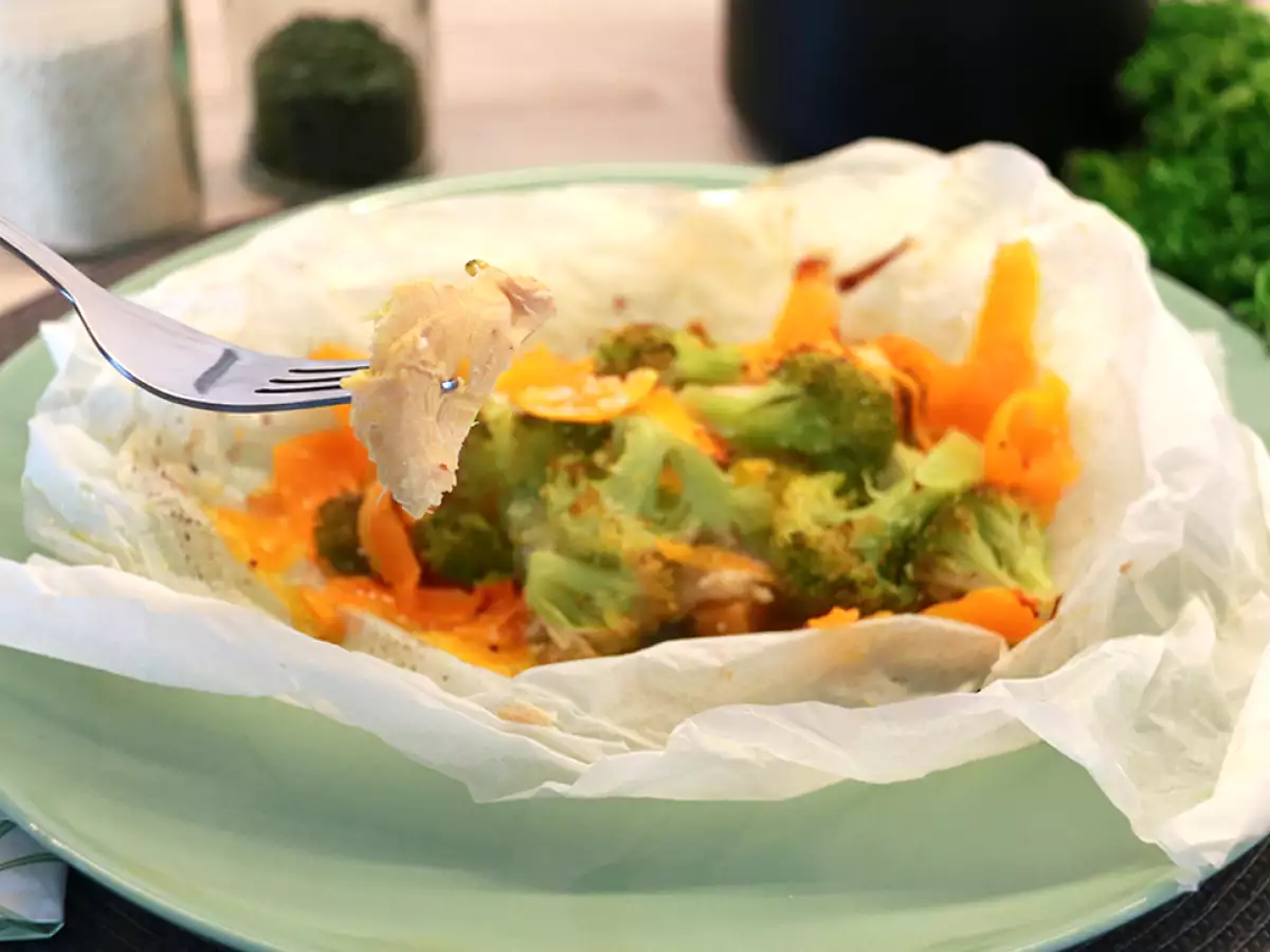 Пиле в обвивка (лесно и здравословно) - снимка 2