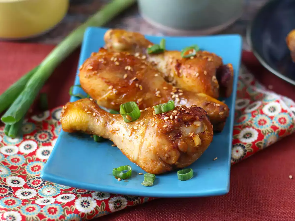 Пилешки бутчета с японска марината - снимка 4