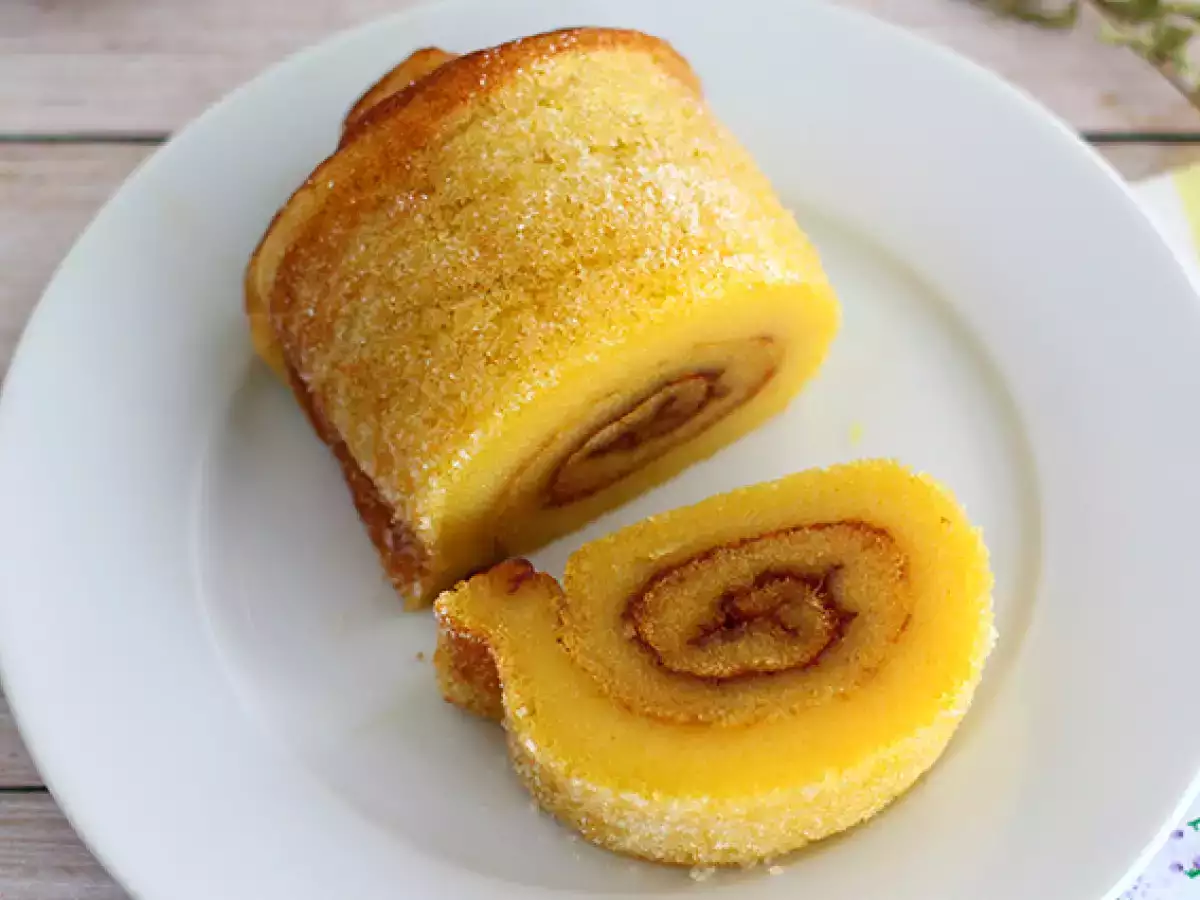 Португалско портокалово руло – Torta de laranja - снимка 3