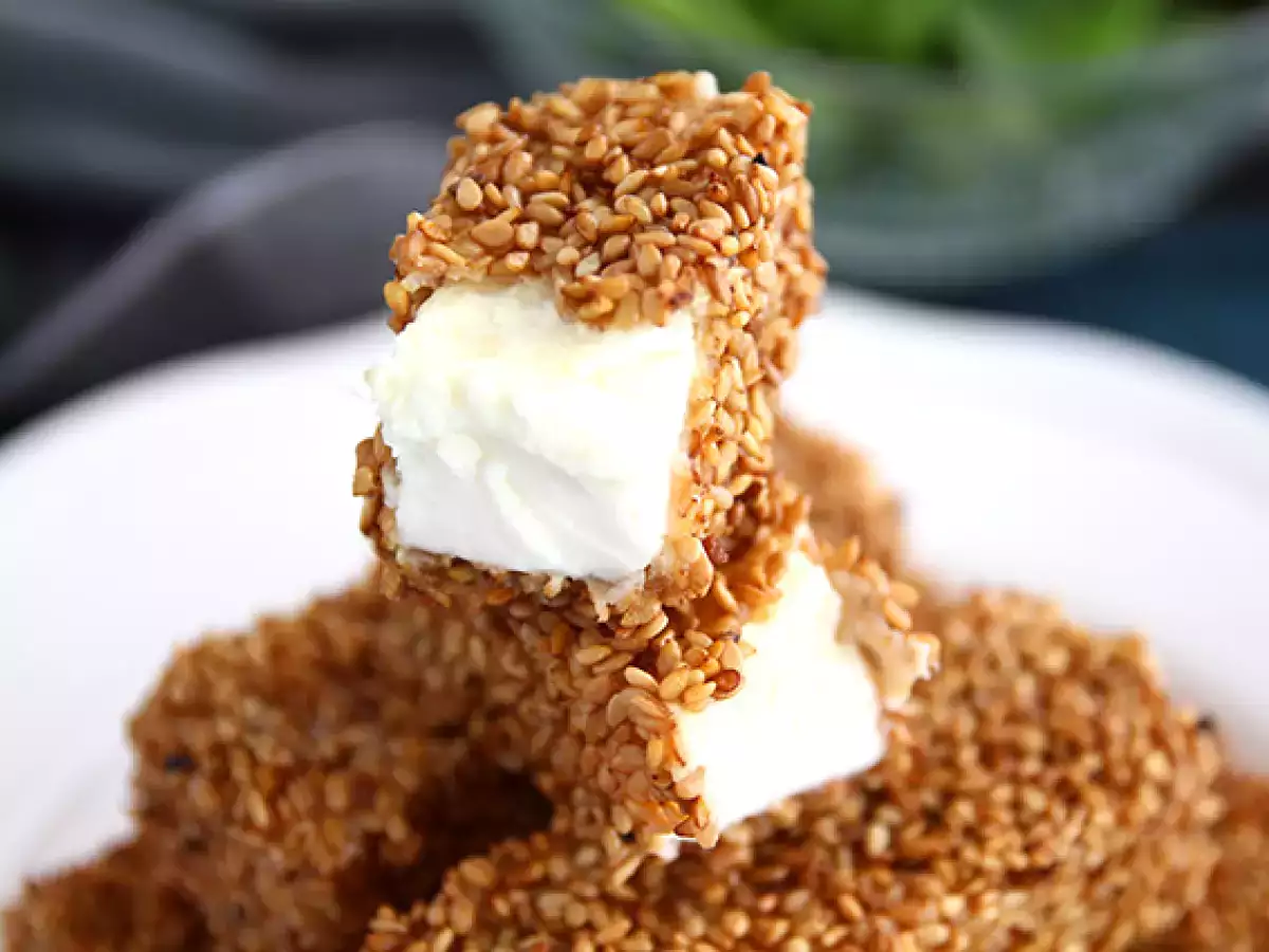 Пръчици сирене фета със сусам - снимка 4