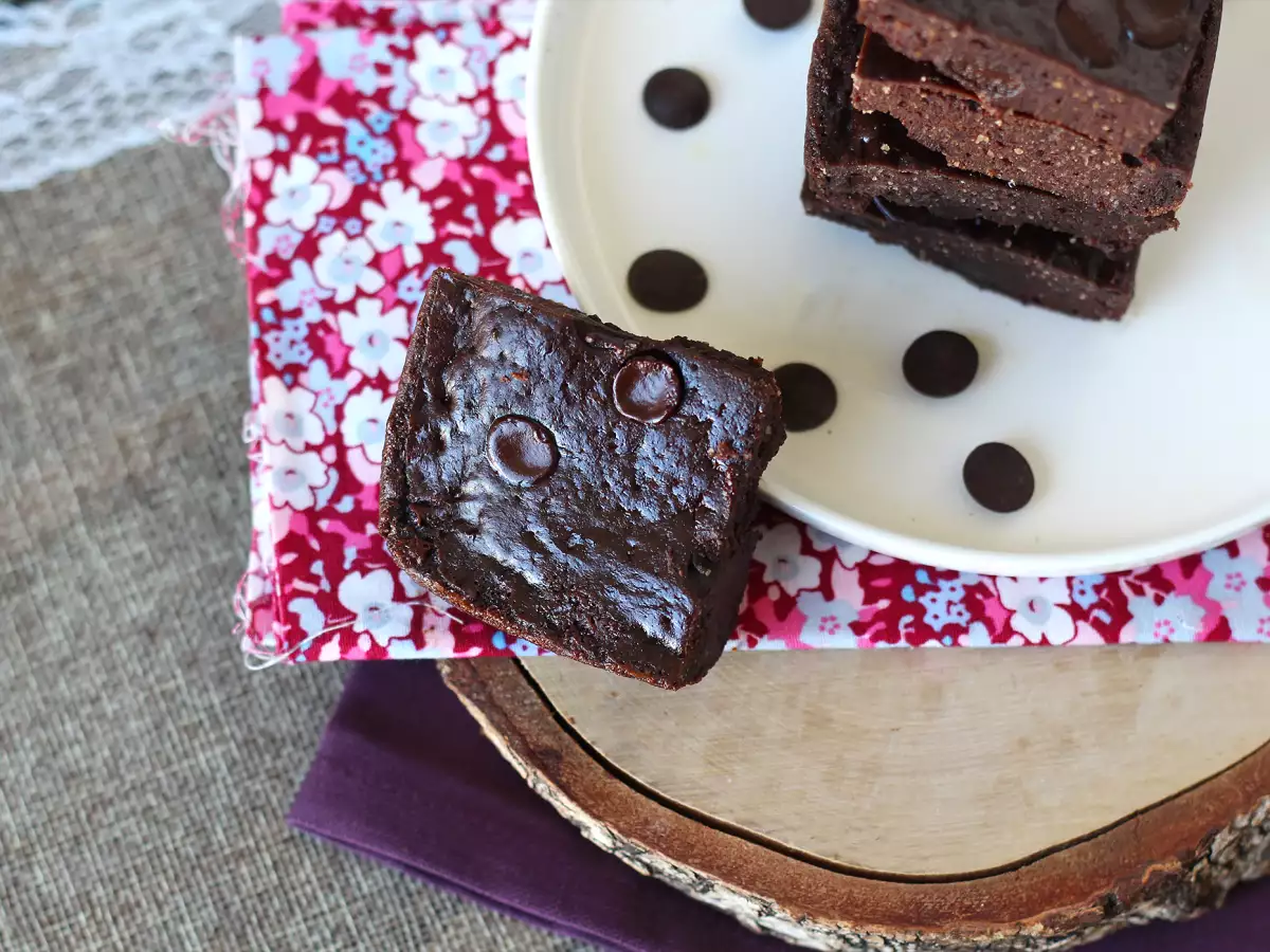 Протеиново брауни със суроватка, естествено без глутен - снимка 5