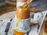 Рохки яйца във фритюрник с горещ въздух, снимка 1