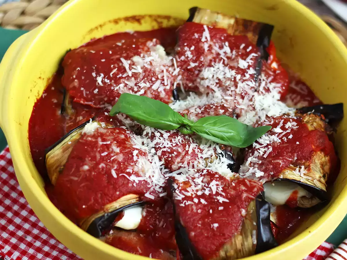 Рула от патладжан пармиджана - снимка 2