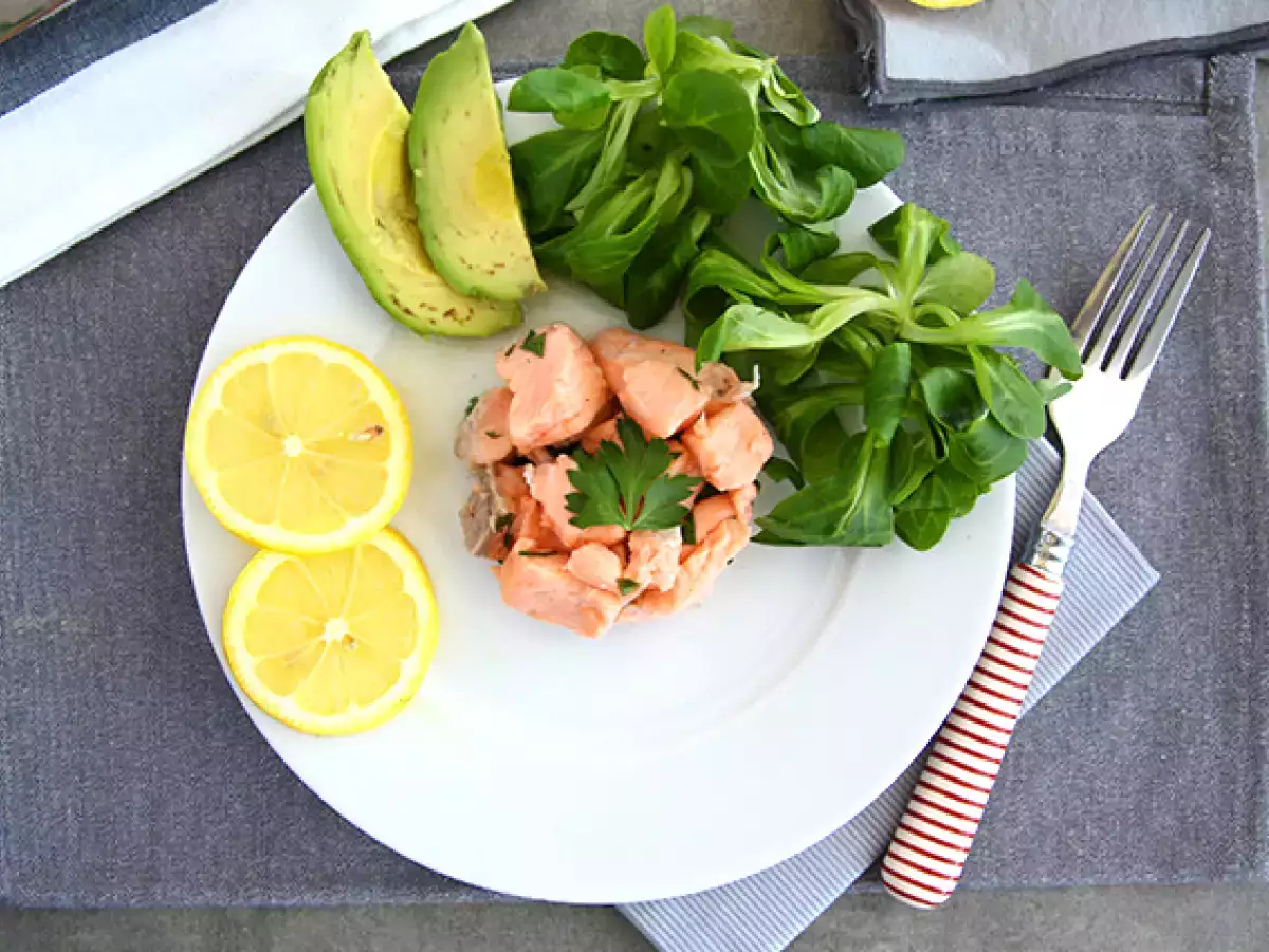 Сьомга, маринована в лимон - снимка 2