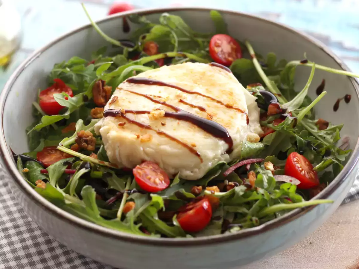 Салата с козе сирене - снимка 2