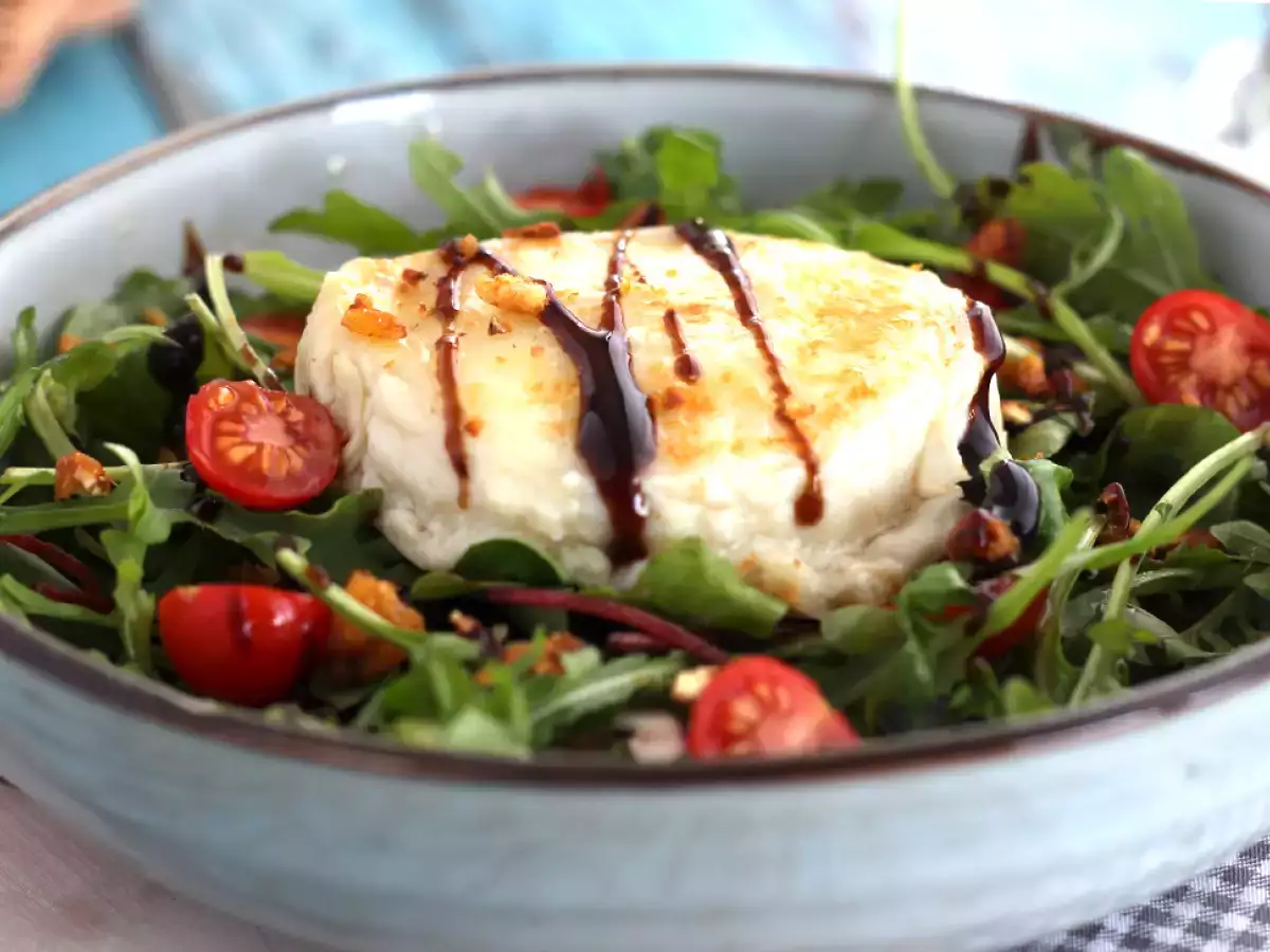 Салата с козе сирене - снимка 3