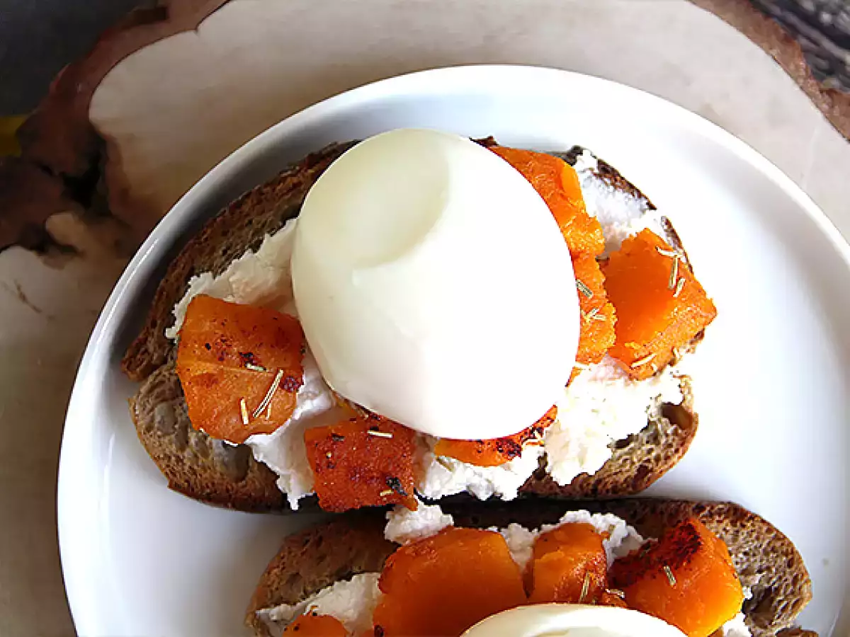 Сандвичи с рикота и яйца от масло - снимка 3