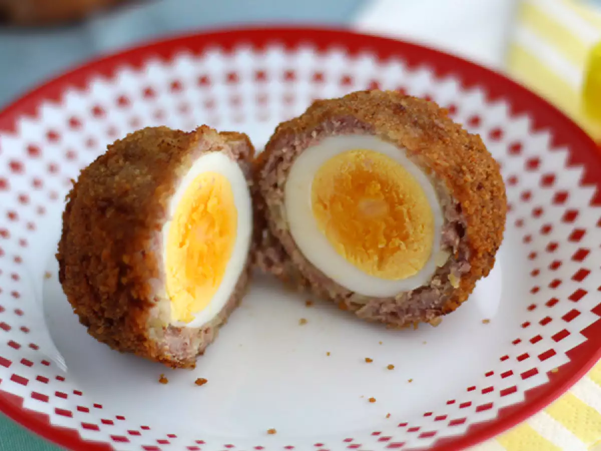 Scotch eggs - панирани яйца по шотландски - снимка 2