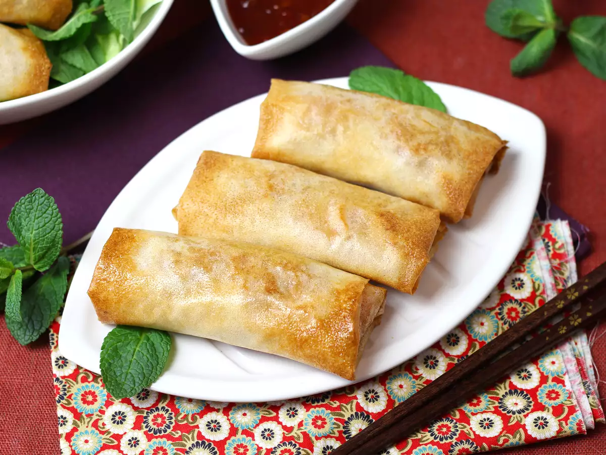 Скариди nems с въздушен фритюрник - снимка 4