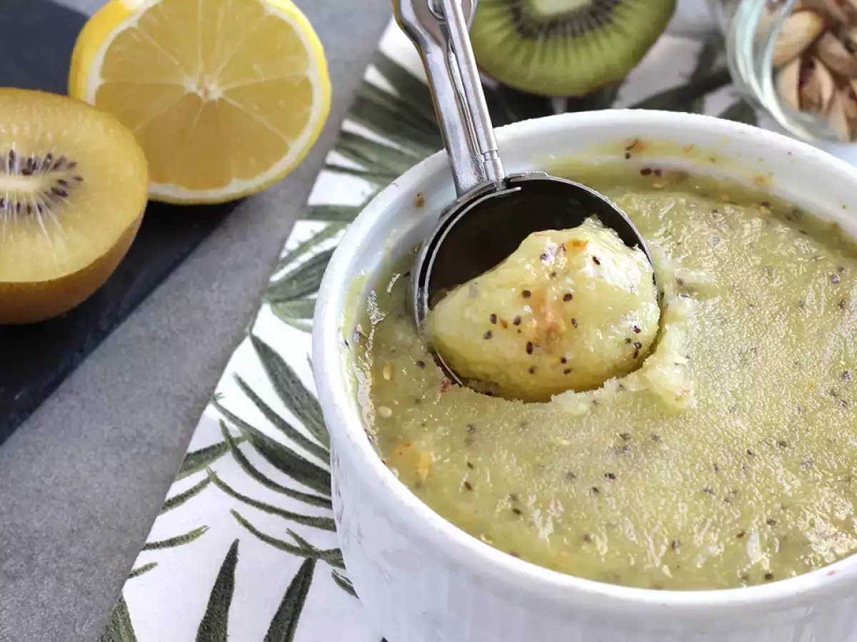 Сладолед с киви - снимка 2