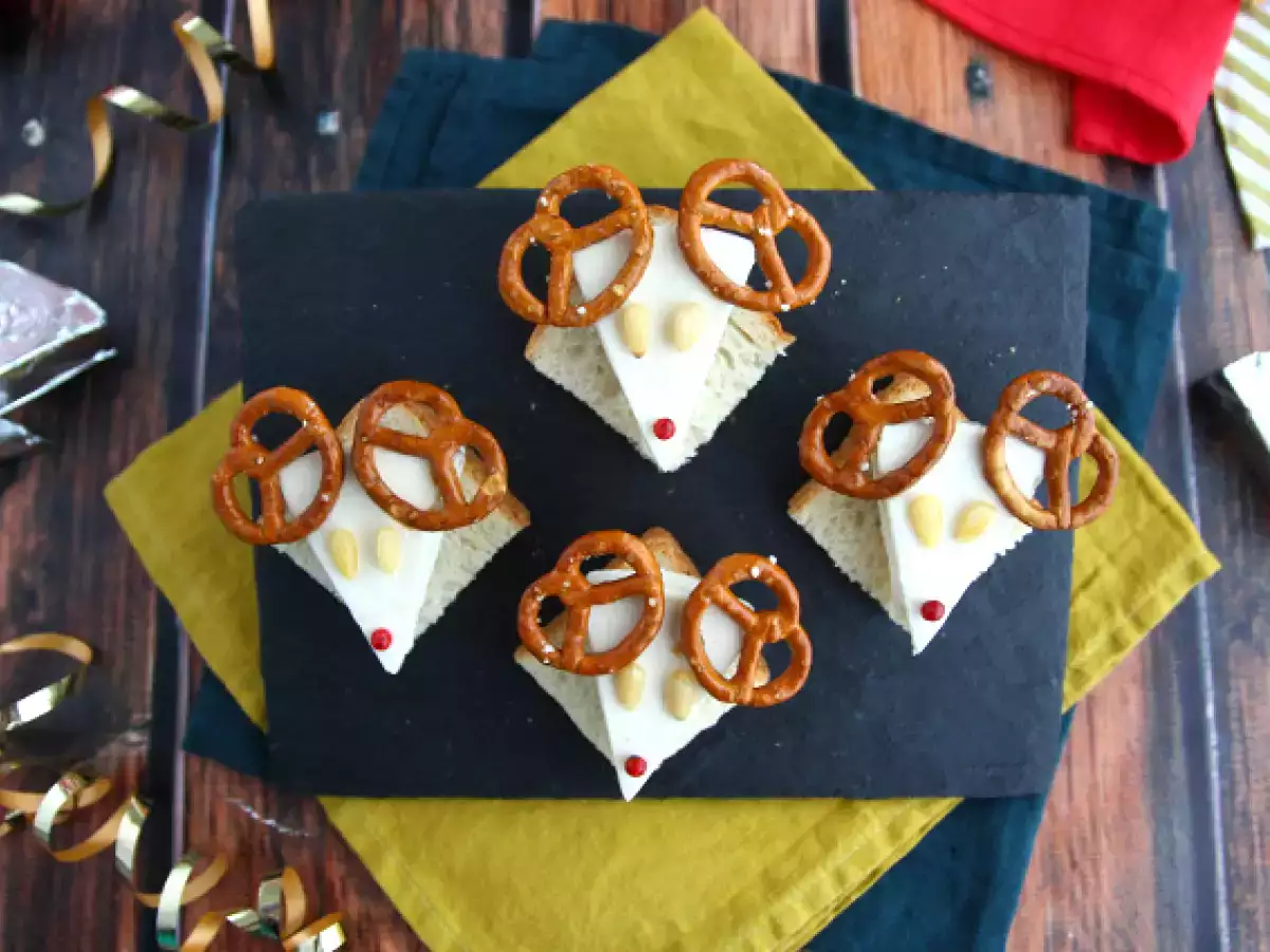 Смееща се крава с тост от северен елен - снимка 3