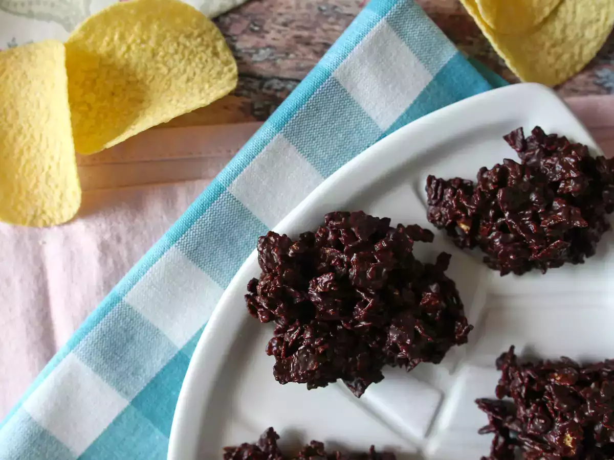 Шоколад Pringles в пясъчни рози - снимка 6