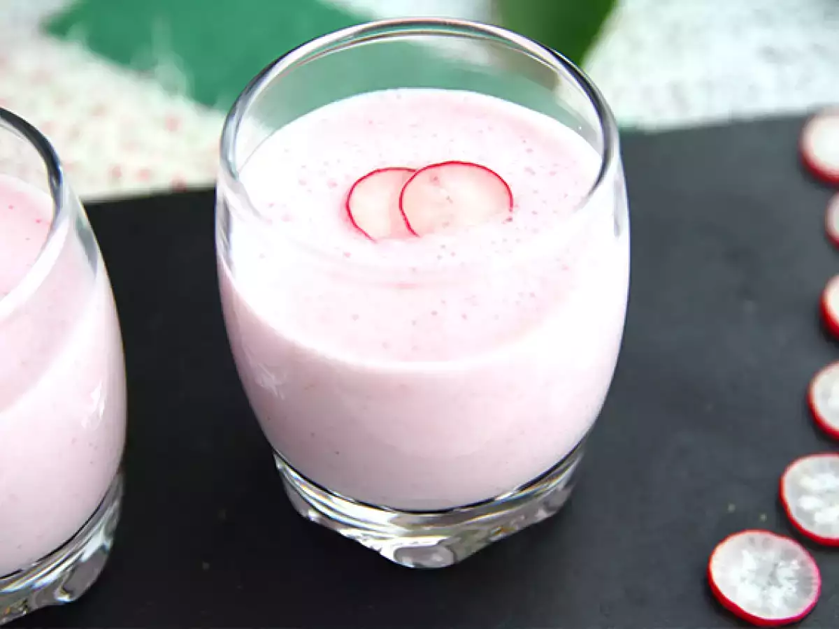 Студена супа от репички - снимка 3