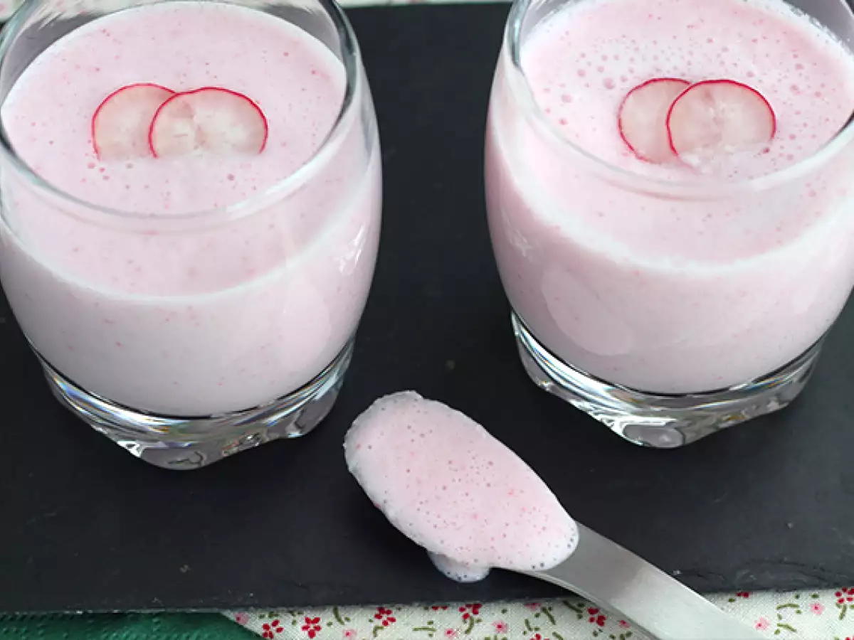 Студена супа от репички - снимка 5