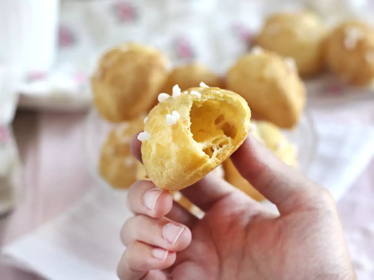Шукети (choux) с перлена захар - снимка 2
