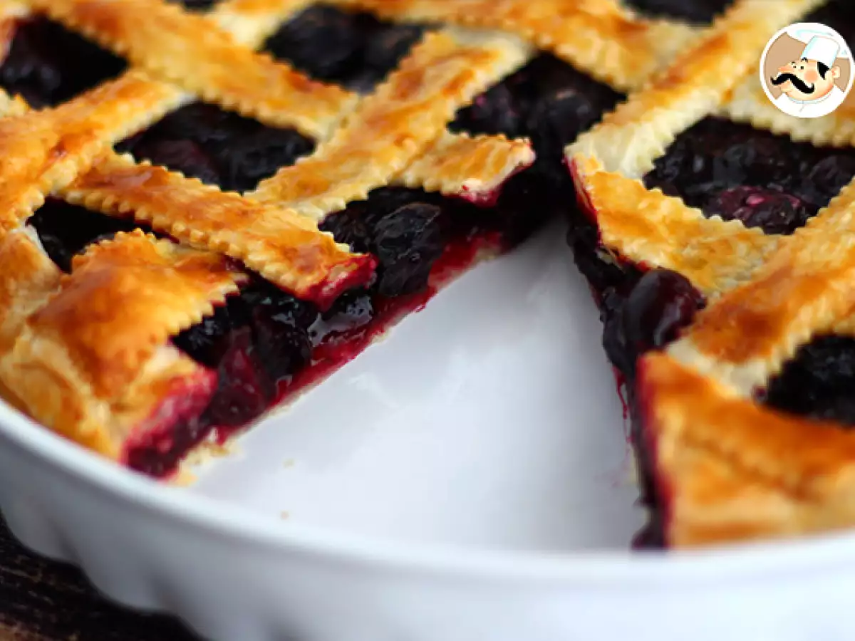 Тарт от бутер тесто с череши - снимка 4